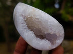 Polished Agate Amethyst Geodes x 5 From Maintirano, Madagascar - Toprock Gemstones and Minerals 
