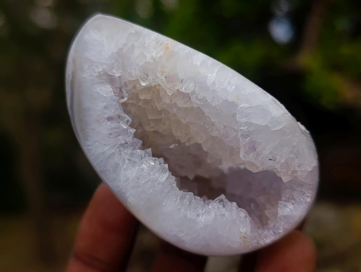 Polished Agate Amethyst Geodes x 5 From Maintirano, Madagascar - Toprock Gemstones and Minerals 