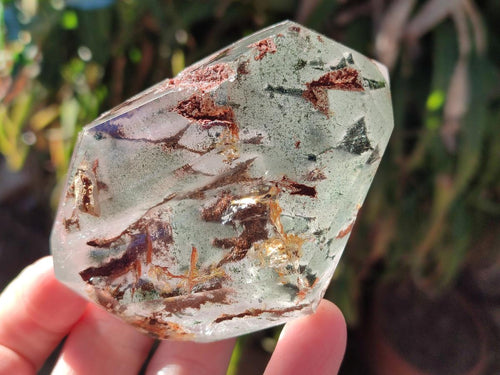 Polished Quartz Crystals with Inclusions x 4 From Madagascar - Toprock Gemstones and Minerals 