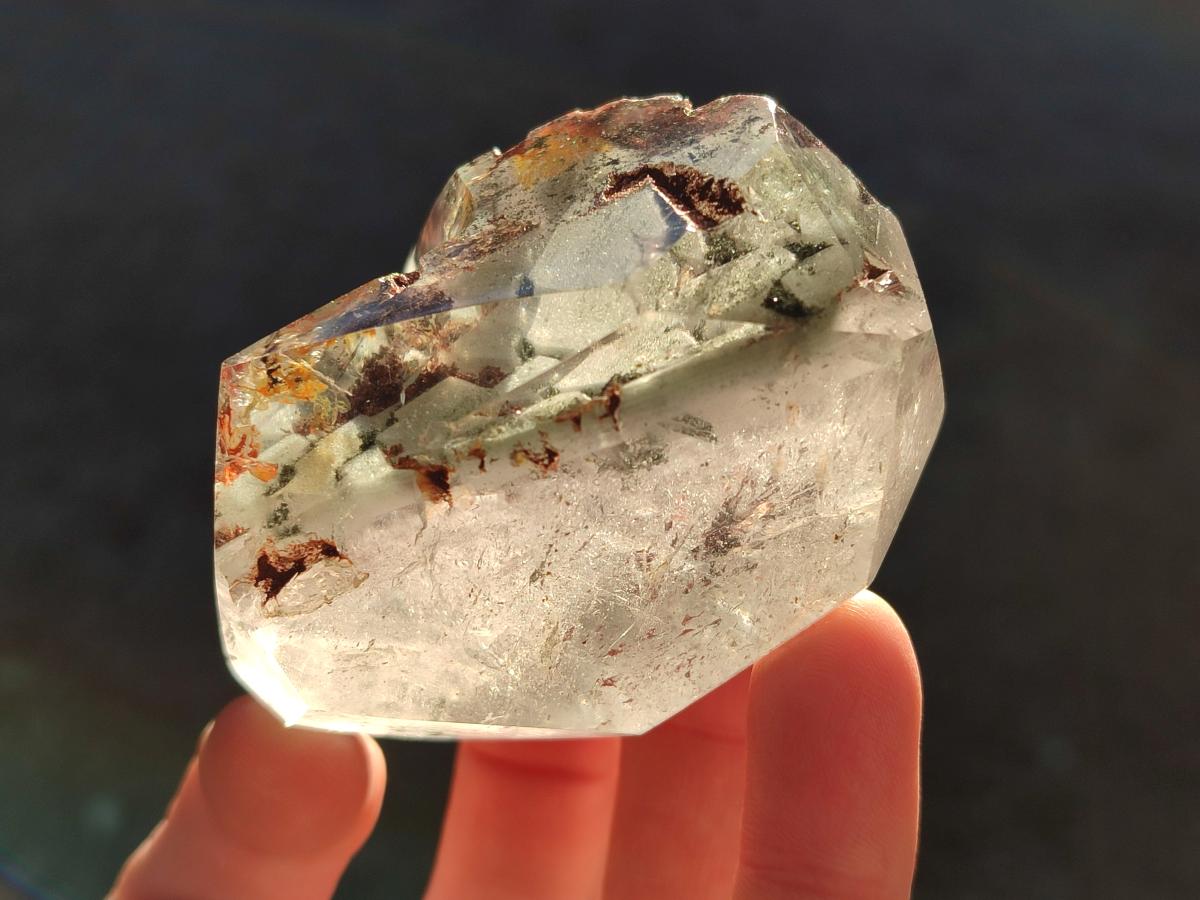 Polished Quartz Crystals with Inclusions x 4 From Madagascar - Toprock Gemstones and Minerals 