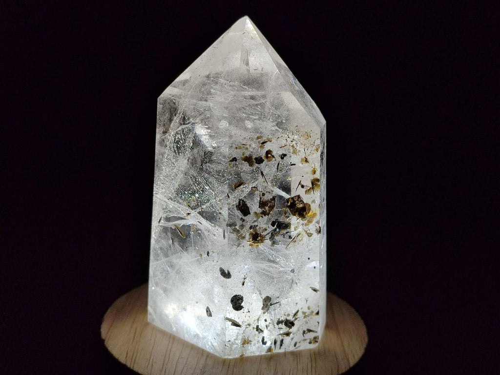 Polished Quartz Crystals with Inclusions x 4 From Madagascar - Toprock Gemstones and Minerals 