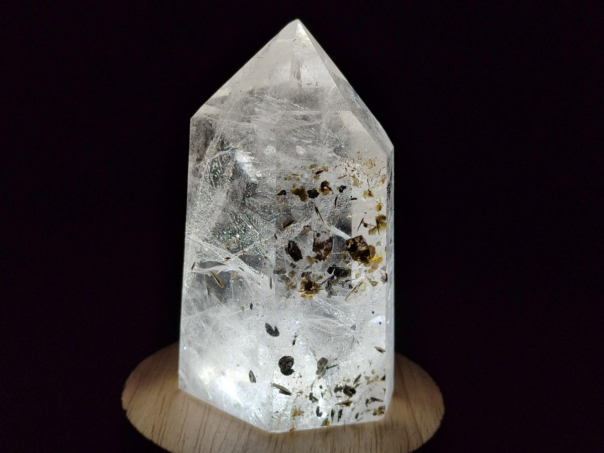 Polished Quartz Crystals with Inclusions x 4 From Madagascar - Toprock Gemstones and Minerals 