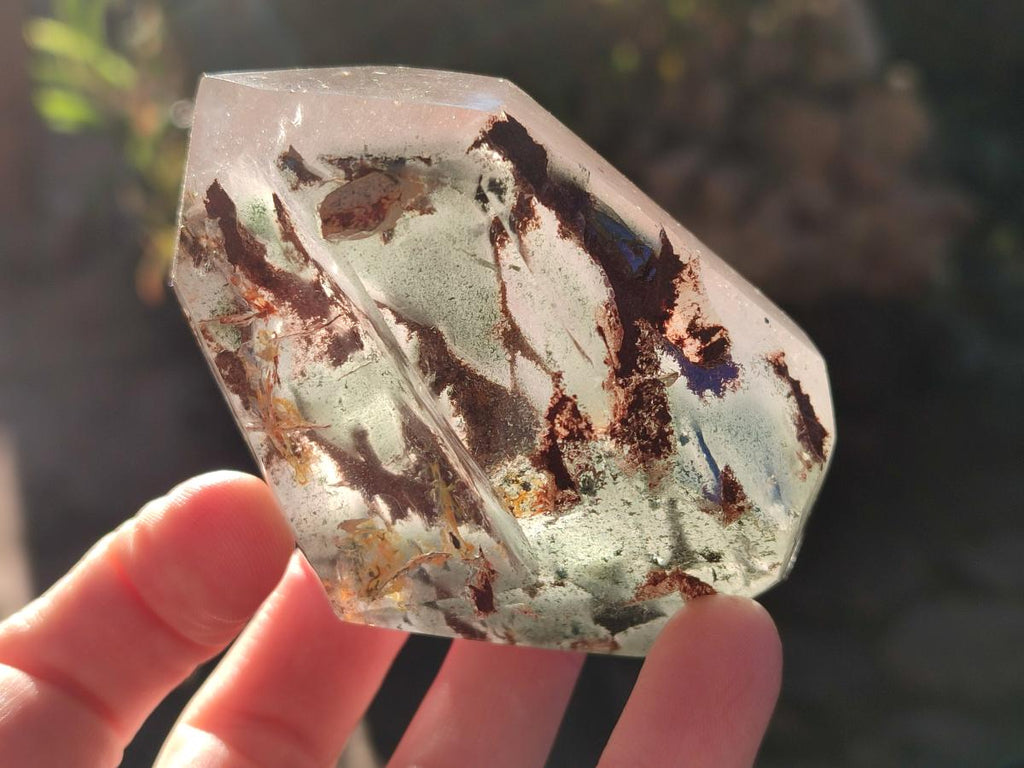 Polished Quartz Crystals with Inclusions x 4 From Madagascar - Toprock Gemstones and Minerals 