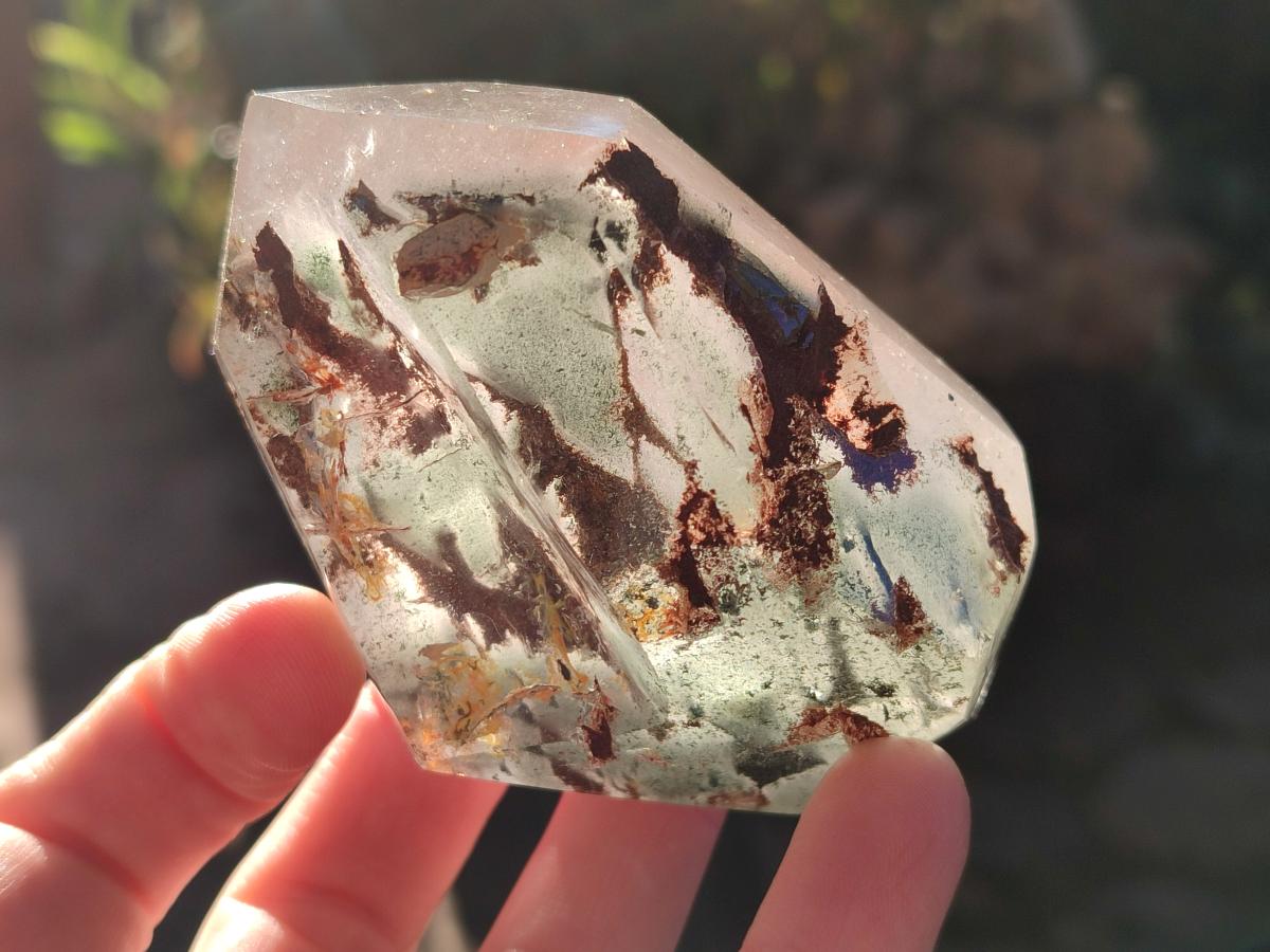 Polished Quartz Crystals with Inclusions x 4 From Madagascar - Toprock Gemstones and Minerals 