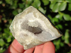 Polished on One Side Blue Lace Agate Geodes x 20 From Nsanje, Malawi - Toprock Gemstones and Minerals 