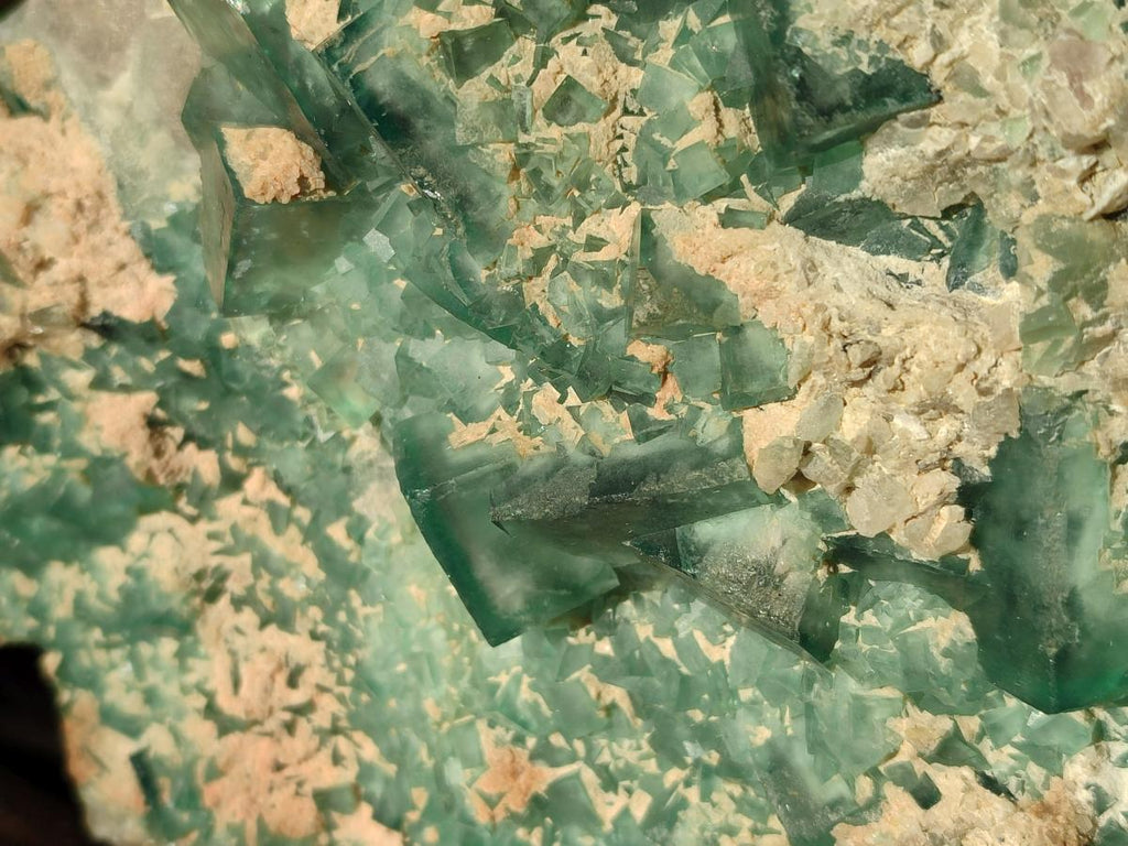 Natural Large Green Cubic Fluorite Specimen x 1 From Mandrosonoro, Madagascar - Toprock Gemstones and Minerals 