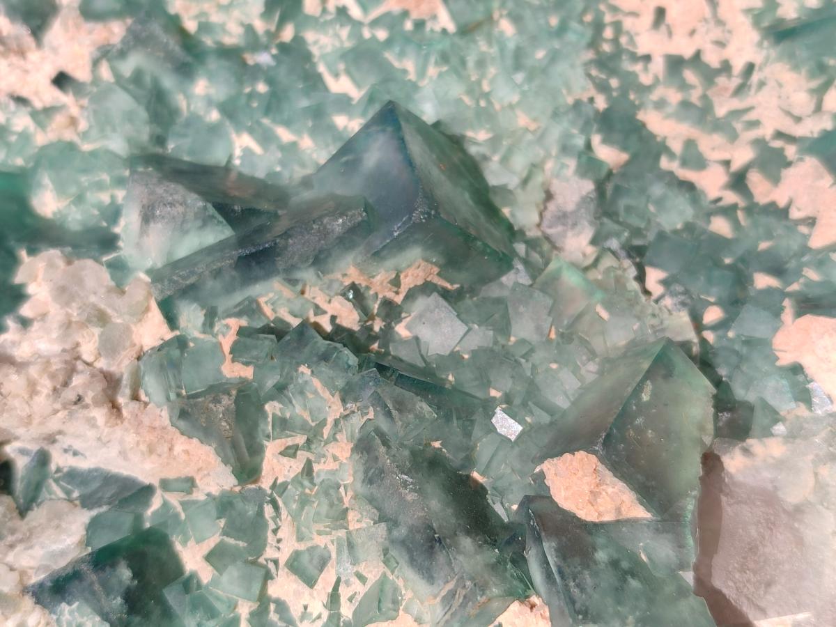 Natural Large Green Cubic Fluorite Specimen x 1 From Mandrosonoro, Madagascar - Toprock Gemstones and Minerals 
