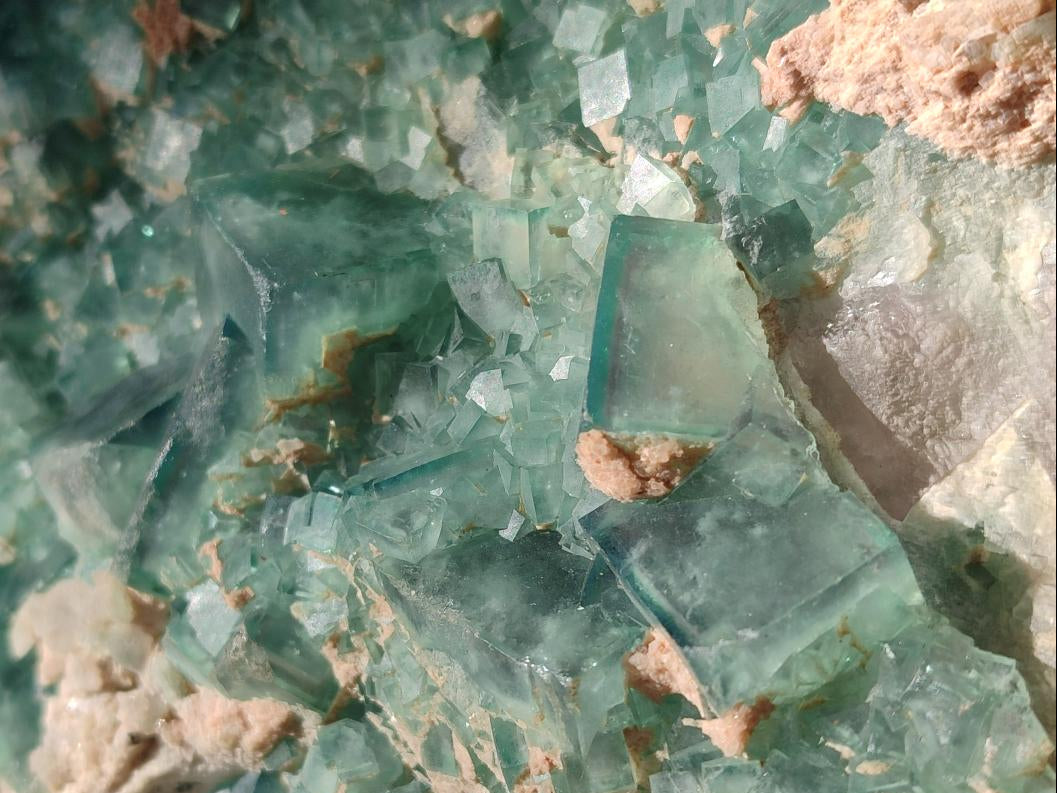Natural Large Green Cubic Fluorite Specimen x 1 From Mandrosonoro, Madagascar - Toprock Gemstones and Minerals 