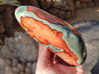 Polished Large Polychrome Jasper Standing Display Piece x 1 From NW Coast, Madagascar - Toprock Gemstones and Minerals 