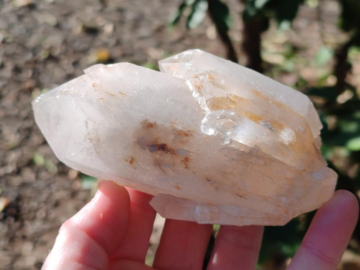 Natural Malagasy Quartz Crystals x 6 From Madagascar - Toprock Gemstones and Minerals 