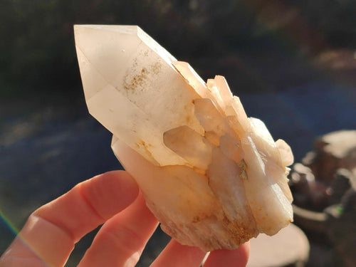 Natural Malagasy Quartz Crystals x 6 From Madagascar - Toprock Gemstones and Minerals 