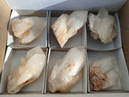 Natural Malagasy Quartz Crystals x 6 From Madagascar - Toprock Gemstones and Minerals 