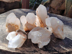 Natural Malagasy Quartz Crystals x 6 From Madagascar - Toprock Gemstones and Minerals 