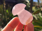 Polished Gemmy Rose Quartz Mushrooms x 24 From Madagascar - Toprock Gemstones and Minerals 