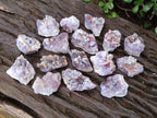 Natural Small Rare Amethyst Asylum Quartz Clusters x 35 From Luena, Congo - Toprock Gemstones and Minerals 