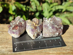 Natural Small Rare Amethyst Asylum Quartz Clusters x 35 From Luena, Congo - Toprock Gemstones and Minerals 