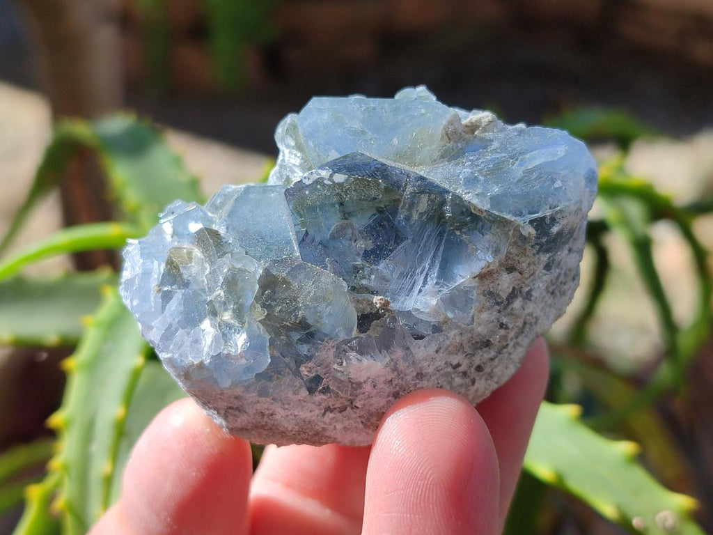 Natural Blue Celestite Specimens x 35 From Sakoany, Madagascar - Toprock Gemstones and Minerals 
