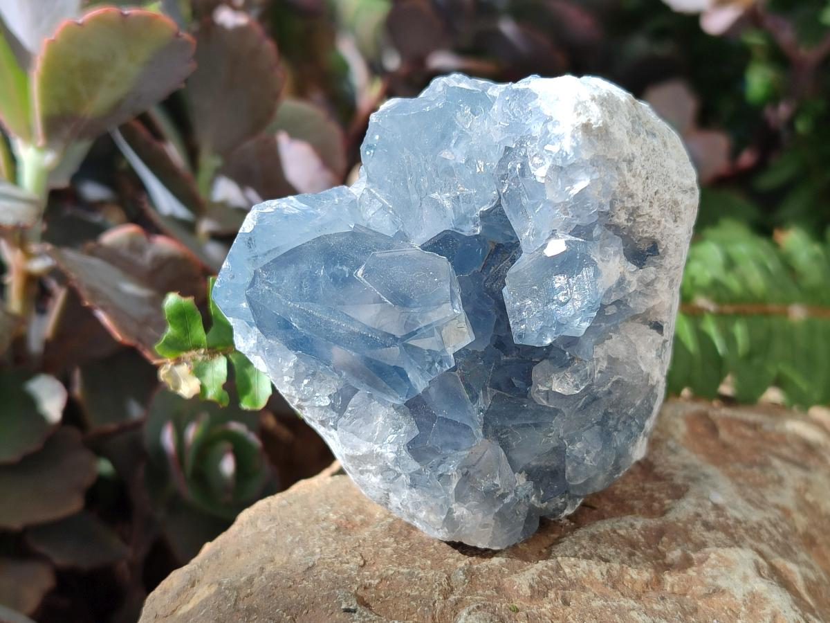 Natural Blue Celestite Specimens x 35 From Sakoany, Madagascar - Toprock Gemstones and Minerals 