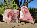 Natural Spherocobaltite Specimens x 2 From Musonoi Mine, Congo - Toprock Gemstones and Minerals 