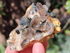 Natural Smokey Quartz Specimens with Associated Minerals x 6 From Mulanje, Malawi - Toprock Gemstones and Minerals 