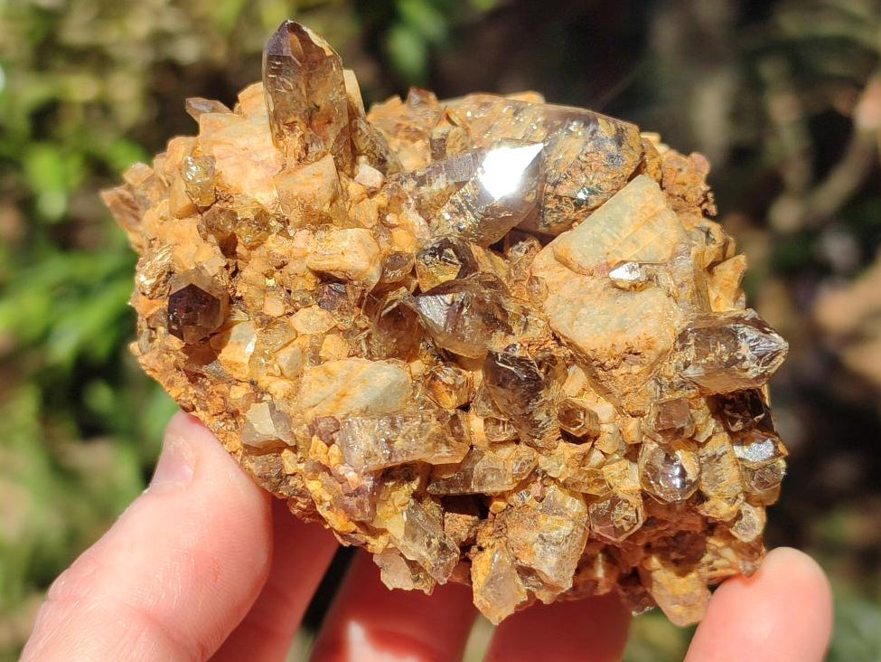 Natural Smokey Quartz Specimens with Associated Minerals x 6 From Mulanje, Malawi - Toprock Gemstones and Minerals 