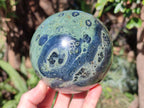 Polished Large Stromatolite "Kambaba Jasper" Sphere x 1 From Katsepy, Madagascar - Toprock Gemstones and Minerals 