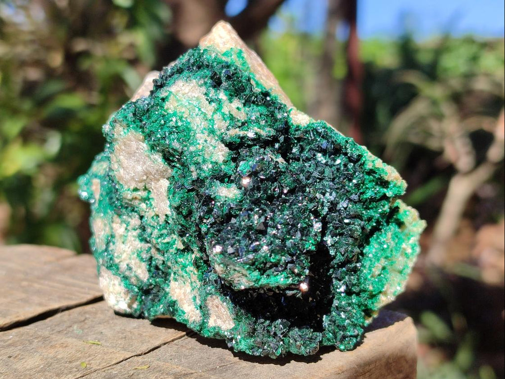 Natural Crystalline Malachite Specimens x 3 From Tenke Fungurume, Congo - Toprock Gemstones and Minerals 