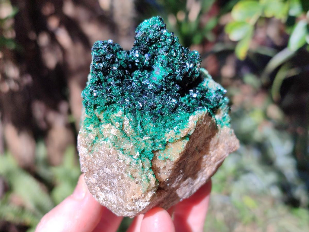 Natural Crystalline Malachite Specimens x 3 From Tenke Fungurume, Congo - Toprock Gemstones and Minerals 