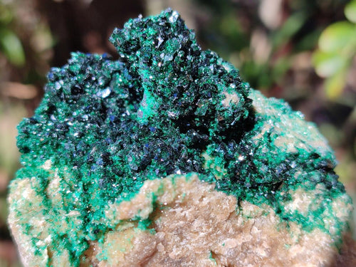 Natural Crystalline Malachite Specimens x 3 From Tenke Fungurume, Congo - Toprock Gemstones and Minerals 