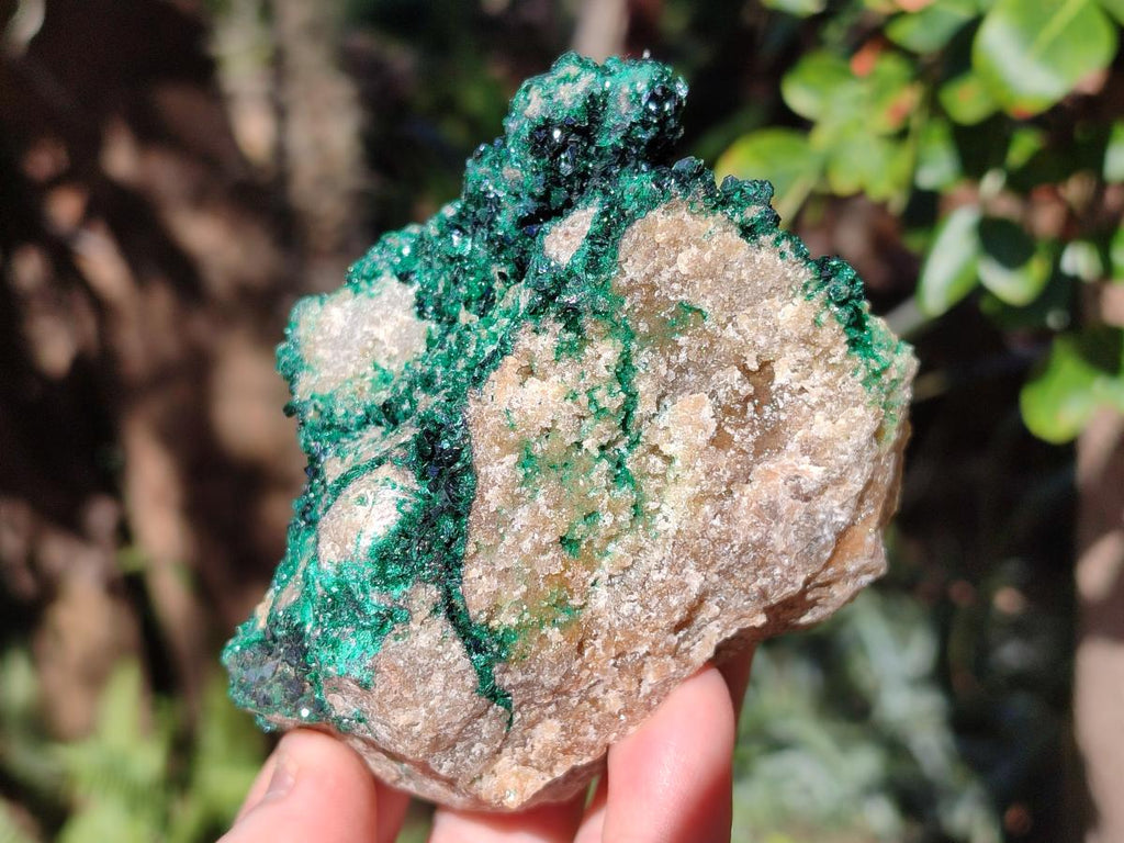 Natural Crystalline Malachite Specimens x 3 From Tenke Fungurume, Congo - Toprock Gemstones and Minerals 