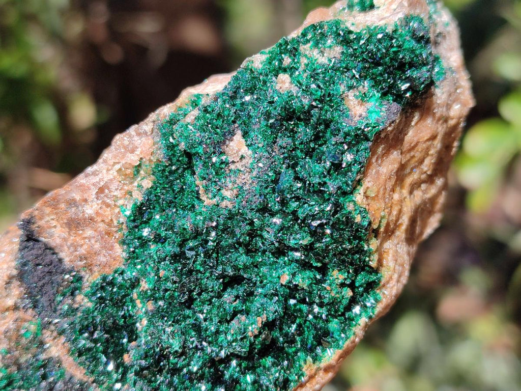 Natural Crystalline Malachite Specimens x 3 From Tenke Fungurume, Congo - Toprock Gemstones and Minerals 