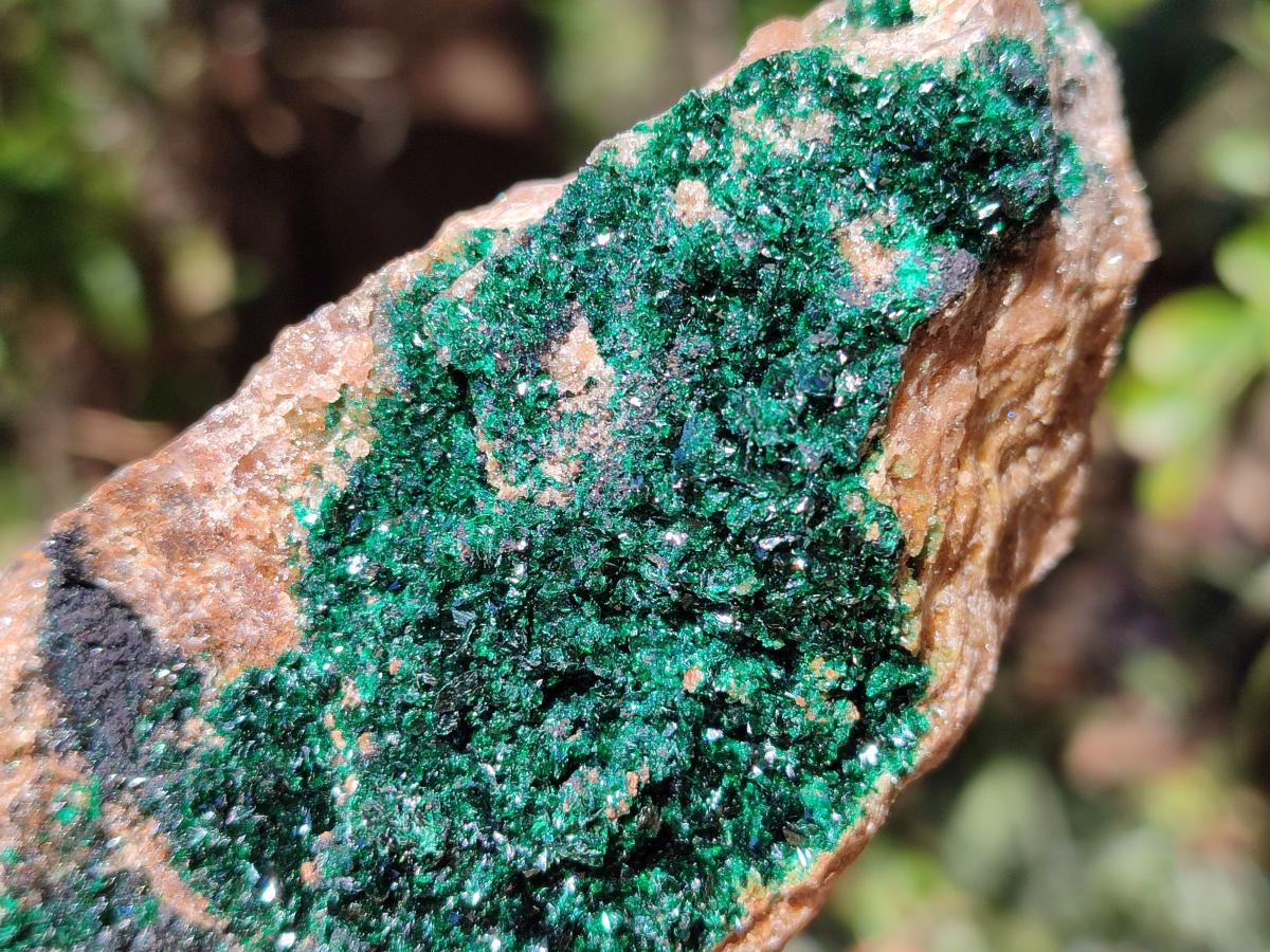 Natural Crystalline Malachite Specimens x 3 From Tenke Fungurume, Congo - Toprock Gemstones and Minerals 