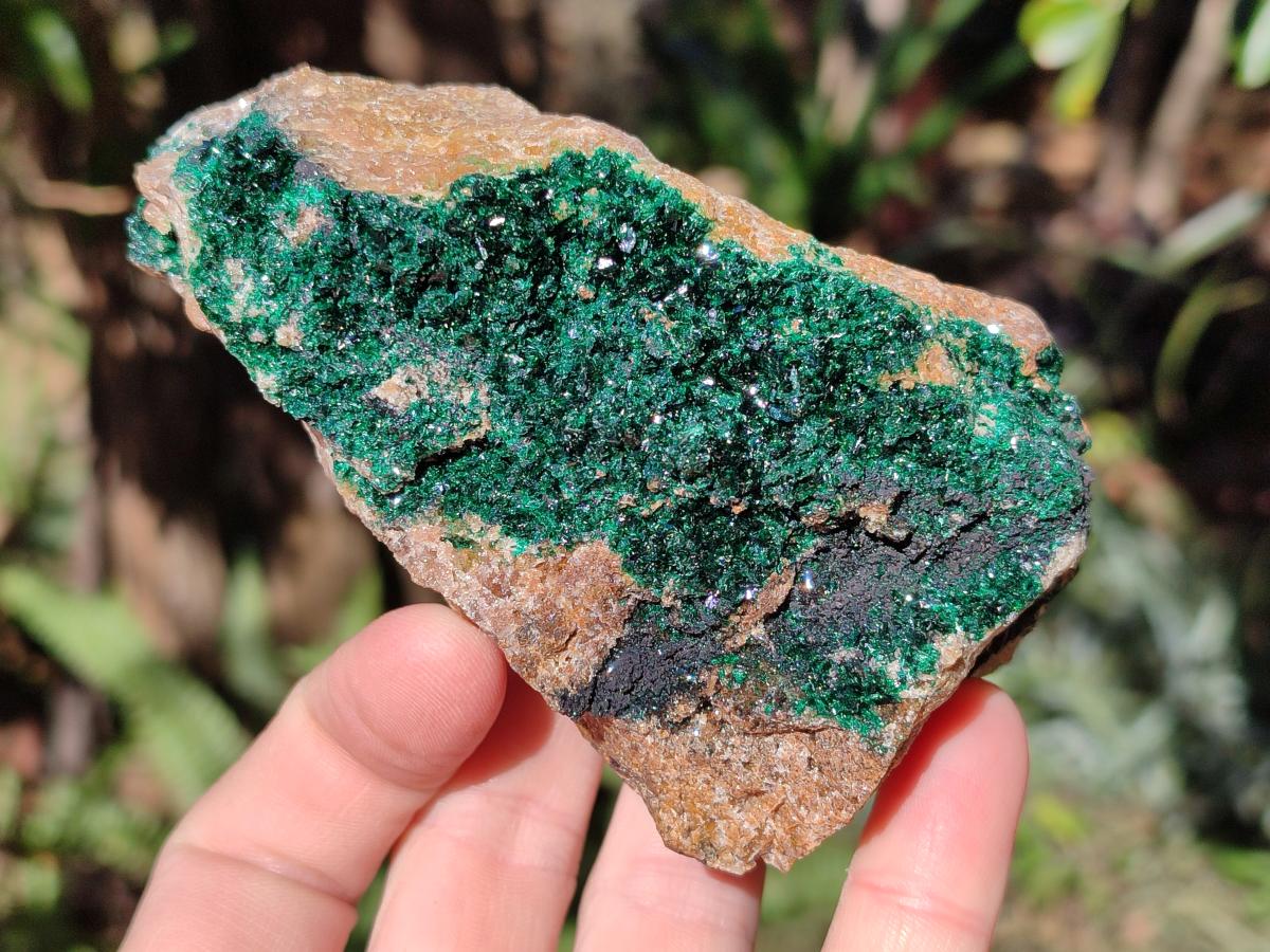 Natural Crystalline Malachite Specimens x 3 From Tenke Fungurume, Congo - Toprock Gemstones and Minerals 