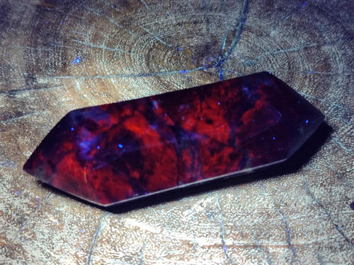Polished Double Terminated Sodalite Crystals x 6 From Kunene River, Namibia - Toprock Gemstones and Minerals 
