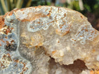 Polished XL Banded Agate Geode x 1 From Madagascar - Toprock Gemstones and Minerals 