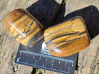 Polished Golden Tigers Eye Free Forms x 7 From Prieska, South Africa - Toprock Gemstones and Minerals 