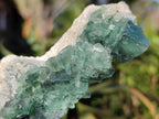 Natural Green Cubic Fluorite Specimens x 6 From Mandrosonoro, Madagascar - Toprock Gemstones and Minerals 
