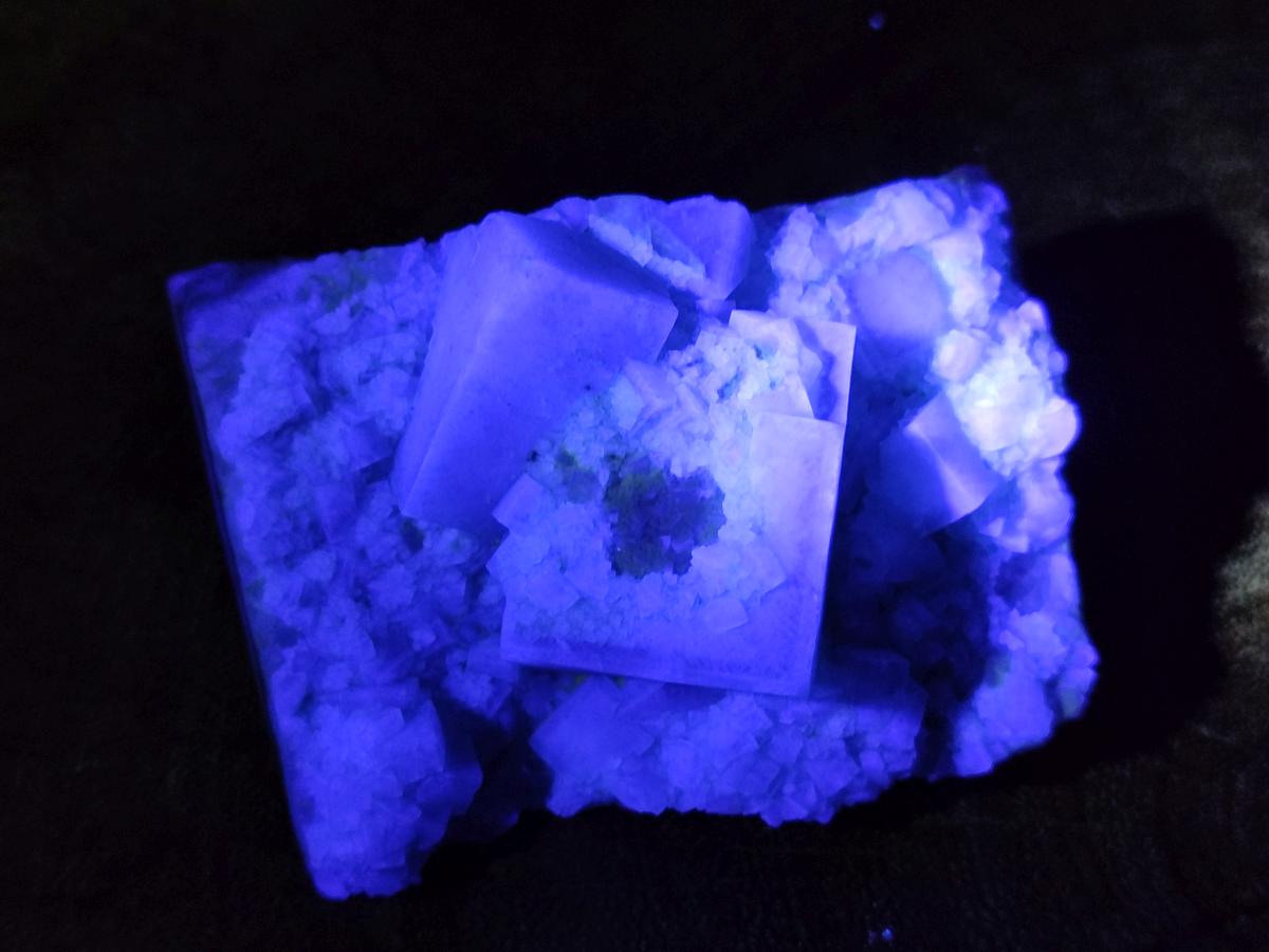 Natural Green Cubic Fluorite Specimens x 6 From Mandrosonoro, Madagascar - Toprock Gemstones and Minerals 