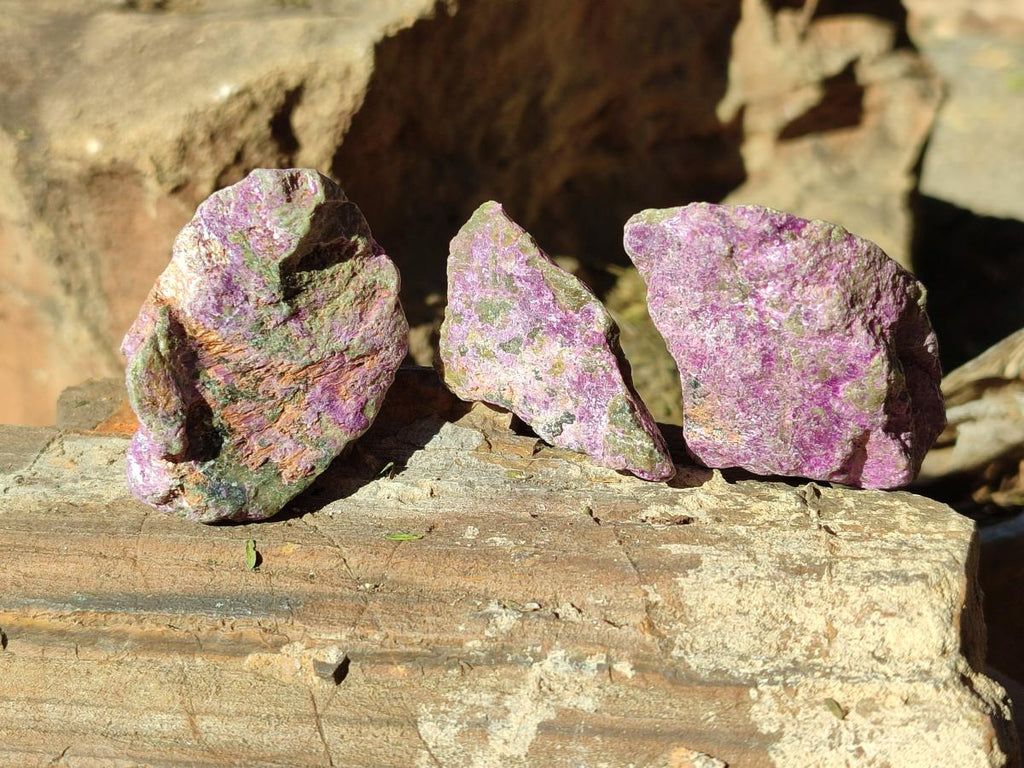 Natural Cobbed Stichtite Specimens x 2.24Kg Lot From Barberton, South Africa - Toprock Gemstones and Minerals 