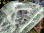 Polished Watermelon Fluorite Standing Display Pieces x 2 From Uis, Namibia - Toprock Gemstones and Minerals 