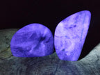 Polished Watermelon Fluorite Standing Display Pieces x 2 From Uis, Namibia - Toprock Gemstones and Minerals 