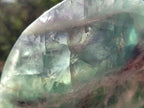 Polished Watermelon Fluorite Standing Display Pieces x 2 From Uis, Namibia - Toprock Gemstones and Minerals 