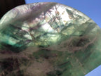 Polished Watermelon Fluorite Standing Display Pieces x 2 From Uis, Namibia - Toprock Gemstones and Minerals 