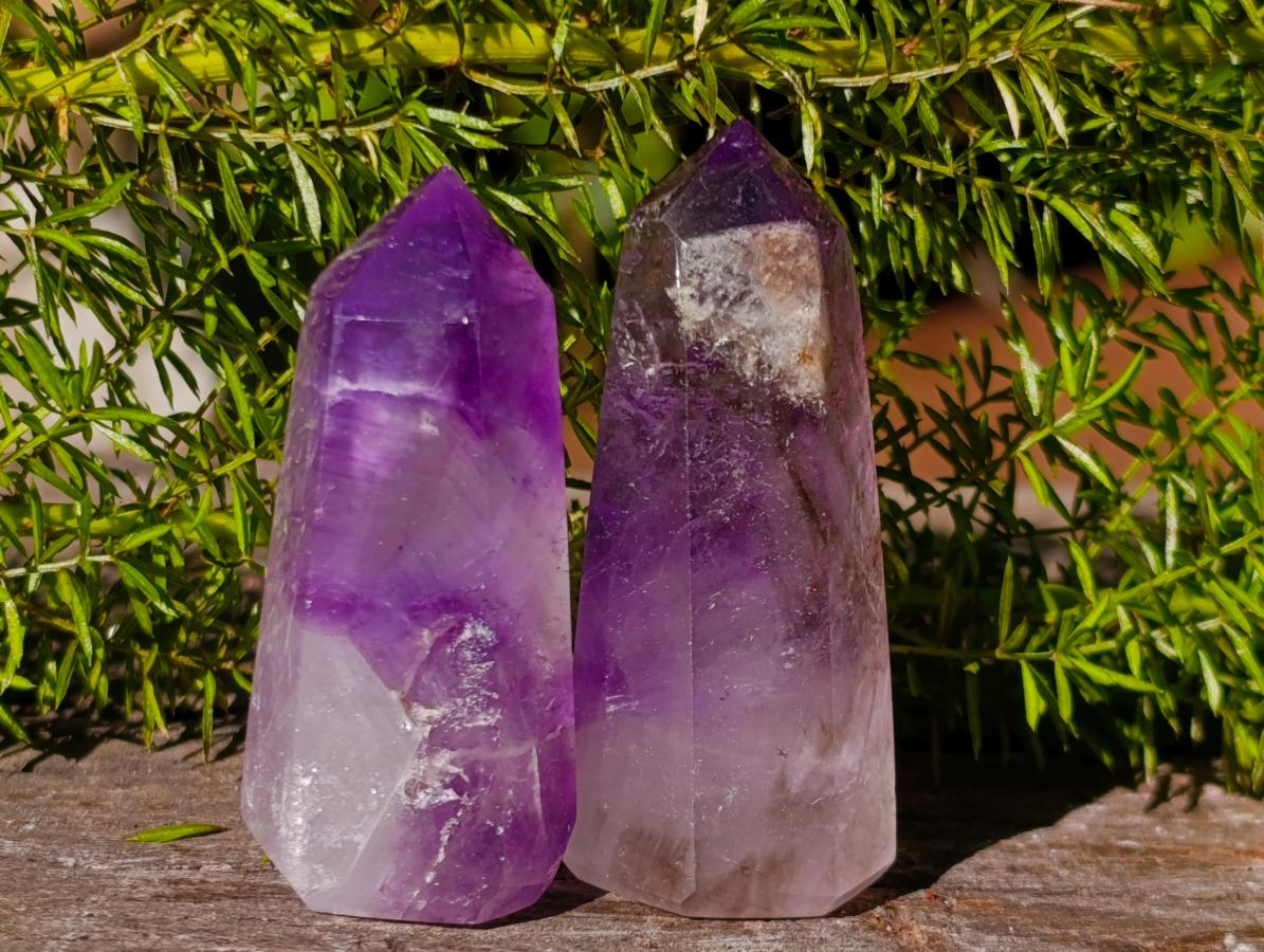 Polished Window Crystals x 24 From Akansobe, Madagascar - Toprock Gemstones and Minerals 