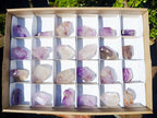 Polished Window Crystals x 24 From Akansobe, Madagascar - Toprock Gemstones and Minerals 