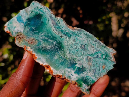Polished on One Side Mtorolite Chrysoprase Slices x 6 From Mutorashanga, Zimbabwe - Toprock Gemstones and Minerals 