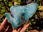 Polished on One Side Mtorolite Chrysoprase Slices x 6 From Mutorashanga, Zimbabwe