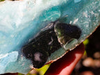 Polished on One Side Mtorolite Chrysoprase Slices x 6 From Mutorashanga, Zimbabwe