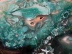 Polished on One Side Mtorolite Chrysoprase Slices x 6 From Mutorashanga, Zimbabwe