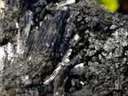 Natural Schorl Black Tourmaline Specimens with Associated Minerals x 2 From Erongo, Namibia